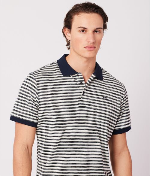 ERZO POLO, BLUE STRIPED
