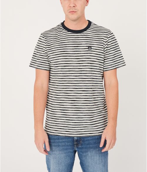 ERZO T-SHIRT, BLUE STRIPED