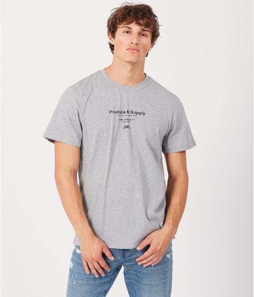 GREGORY T-SHIRT, GREY MELANGE
