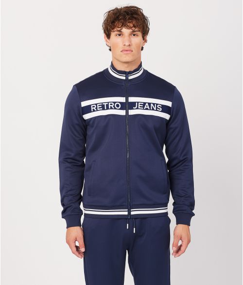 WILL ZIPUP JOGGING TOP, BLUE