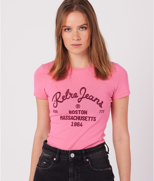 BRIGITTA T-SHIRT, PINK