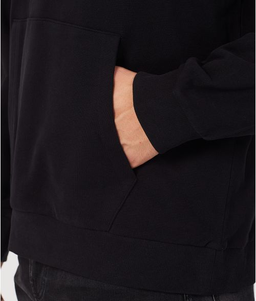 MARCELL HOODIE JOGGING TOP, BLACK