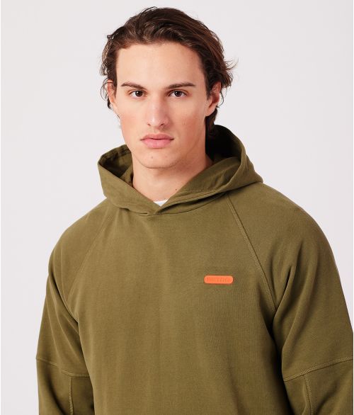 MARCELL HOODIE JOGGING TOP, KHAKI