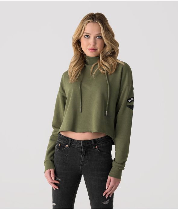 DALMA JOGGING TOP, KHAKI