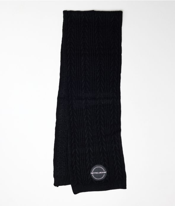 KARRI SCARF SCARF, BLACK