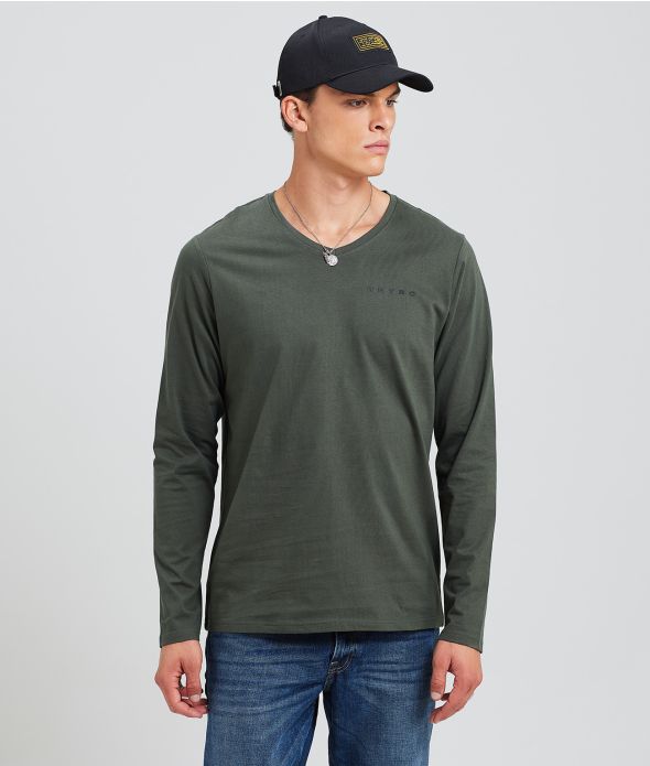 IROKO LONGSLEEVES L.S.TOP, KHAKI