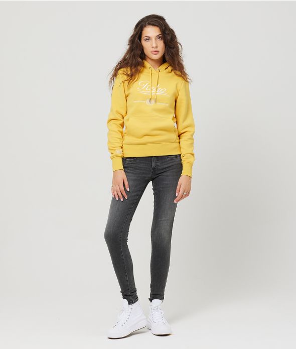 LOLLY HOODIE JOGGING TOP, YELLOW