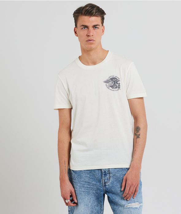 STEEL T-SHIRT, OFFWHITE