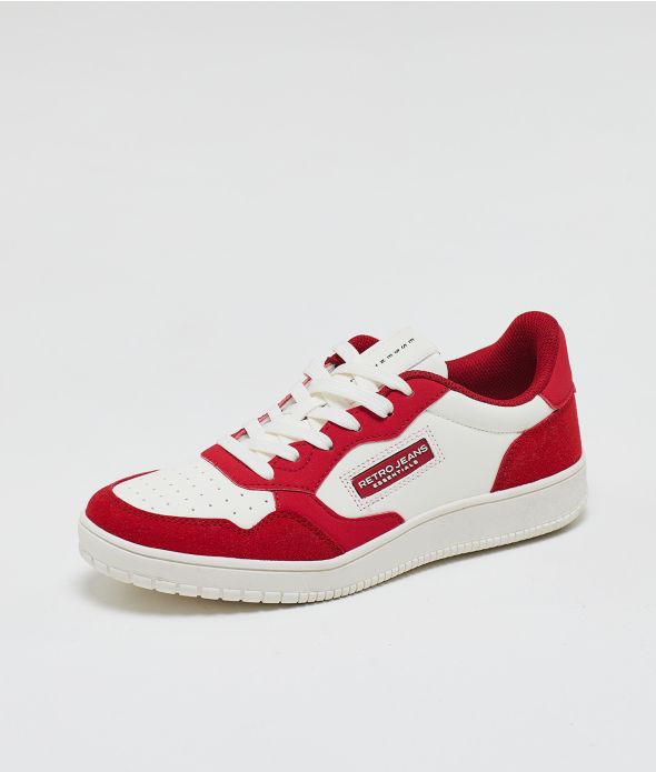 ALISTAIR SNEAKERS, RED-WHITE