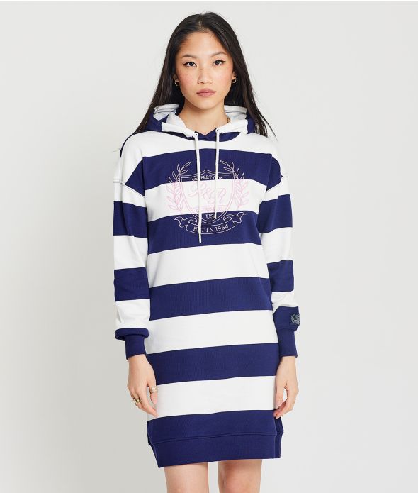 MARINER DRESS, STRIPED