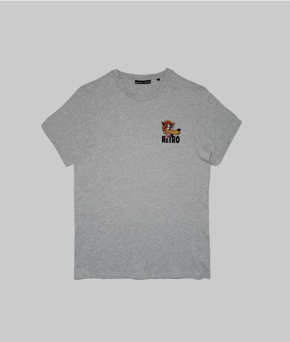 ADELAIDE T-SHIRT, GREY MELANGE