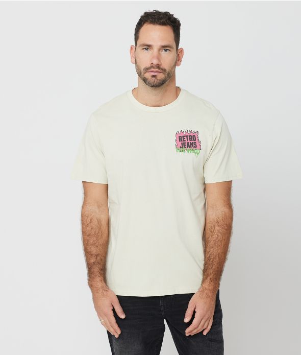 CLASH T-SHIRT, BONE