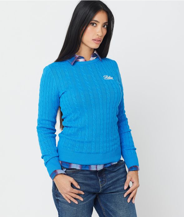 ROSETTA SWEATER, BLUE