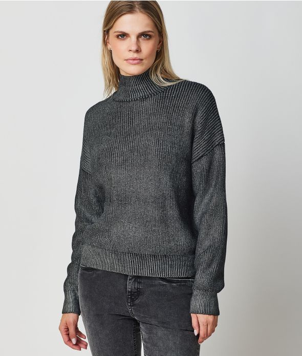 SCARLETTE SWEATER, SILVER