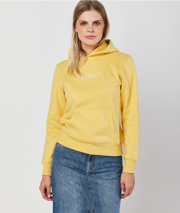 KRISTEN HOODIE JOGGING TOP, YELLOW