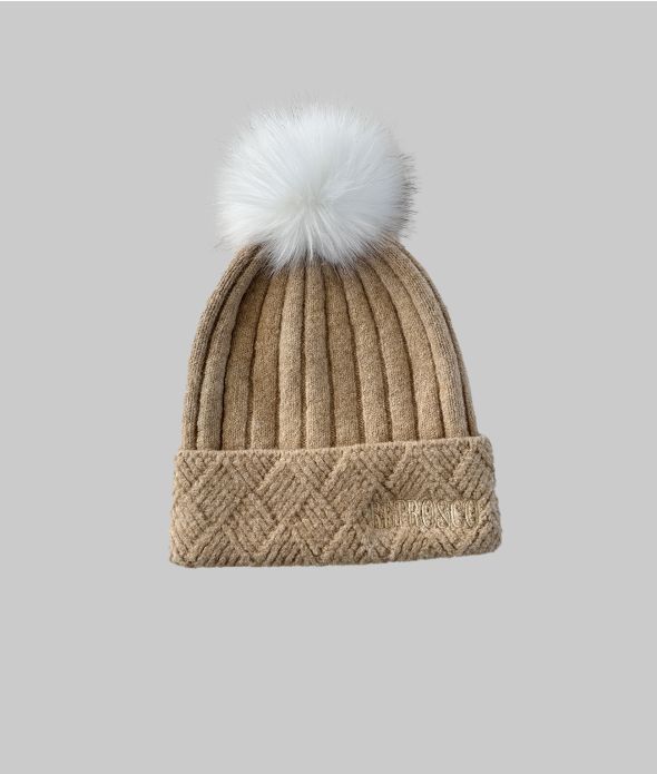 KRISTEN HAT, BEIGE