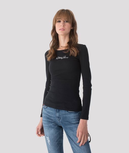 NORMA LONG SLEEVES L.S.TOP, BLACK
